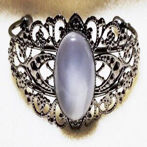 Opalite Filigree Cuff Bracelet